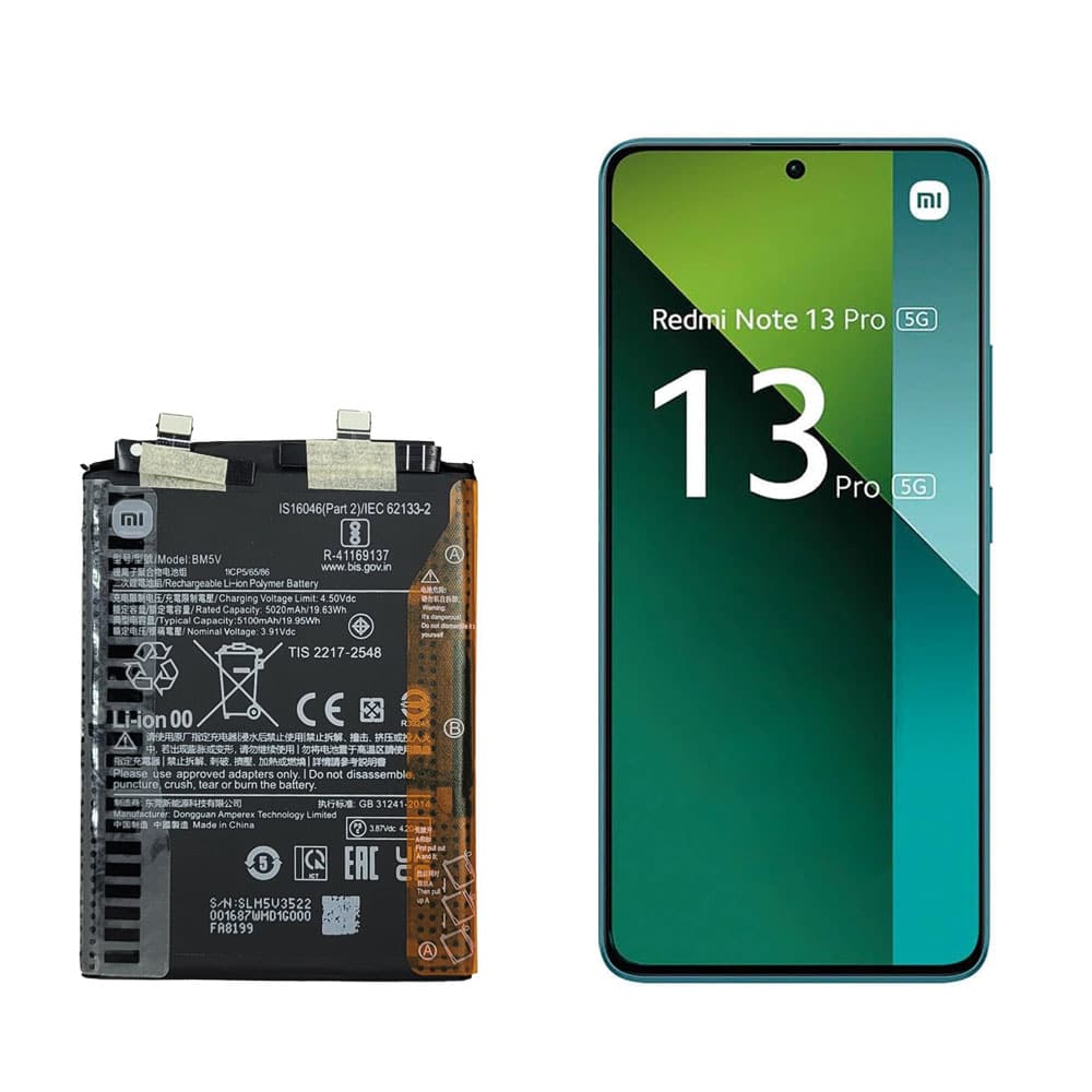 باتری گوشی شیائومی ردمی نوت 13 پرو مدل BM5V