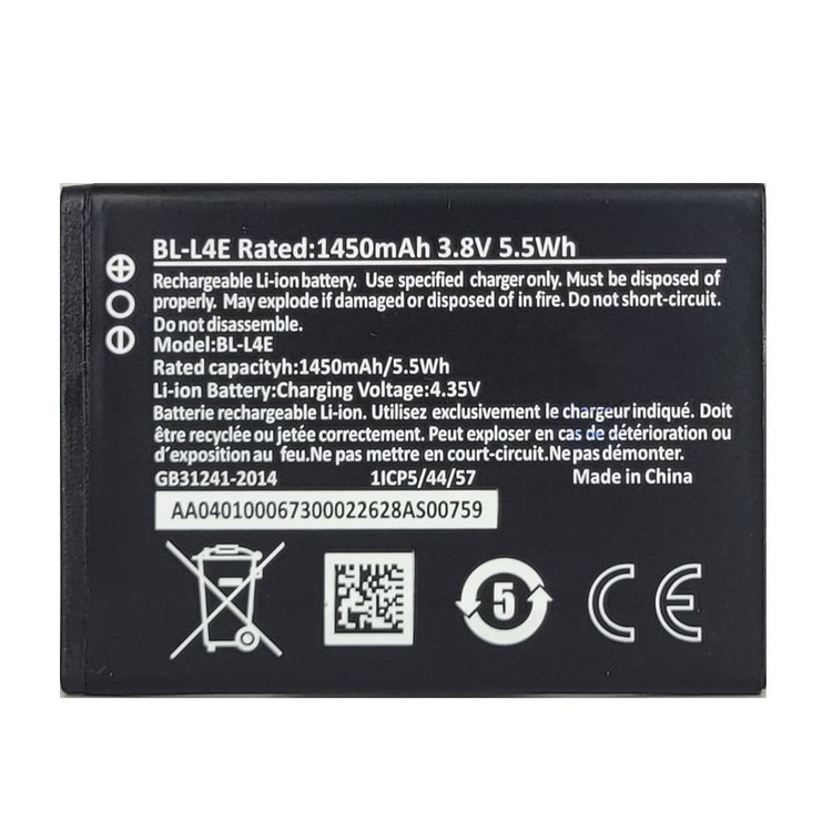 باتری گوشی نوکیا BL-L4E