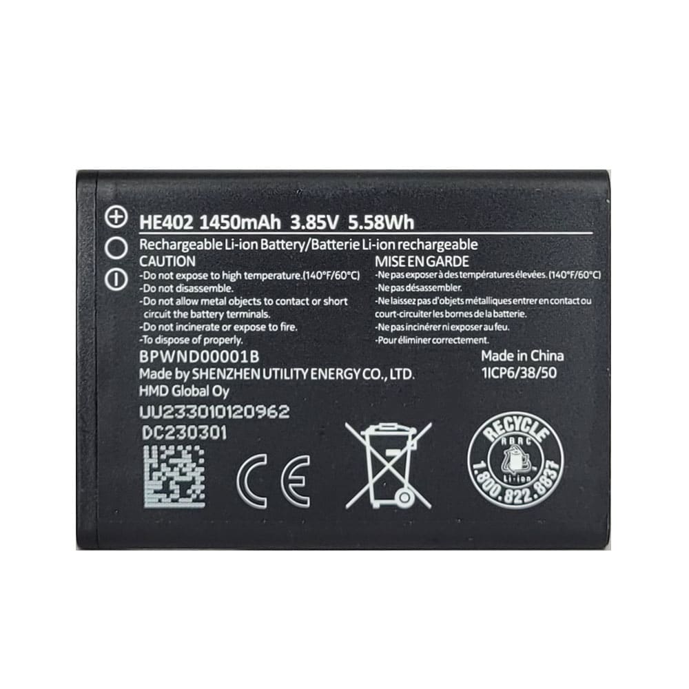 باتری گوشی نوکیا HE402