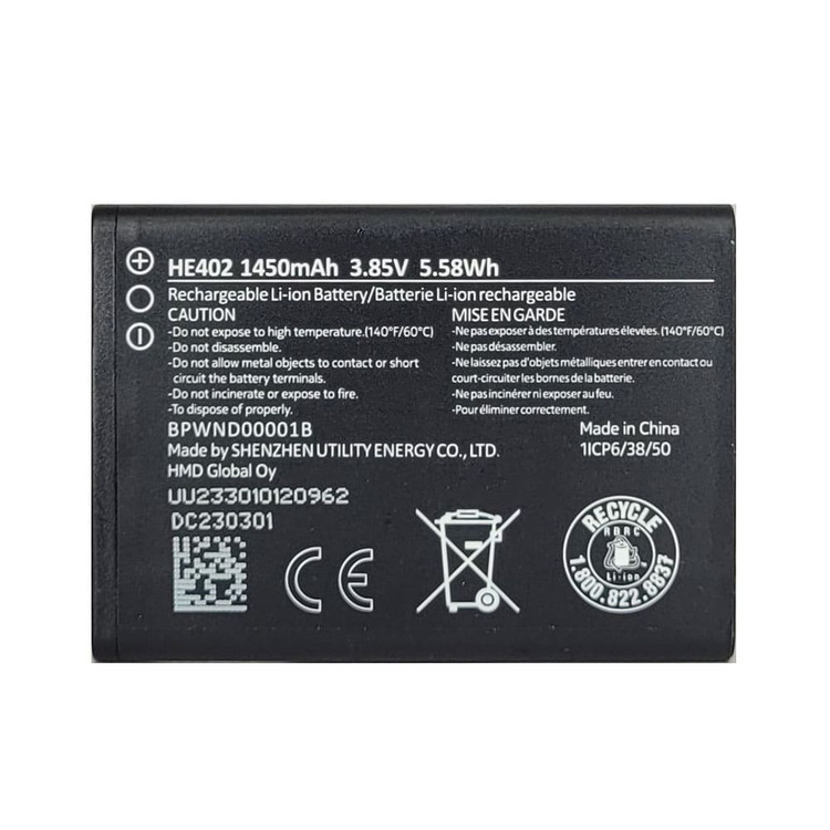 باتری گوشی نوکیا HE402