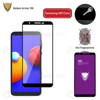 محافظ صفحه شیشه ای تمام صفحه تمام چسب OG سامسونگ Samsung Galaxy A01 Core / A3 Core OG 2.5D Glass