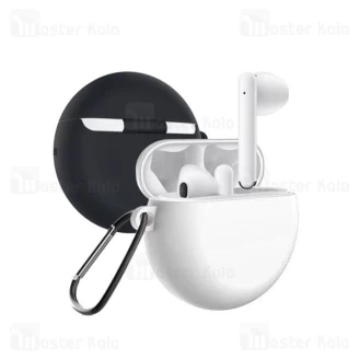 کاور محافظ سیلیکونی هندزفری هواوی Huawei FreeBuds 3 Earphone Silicone Case دارای قلاب آویز