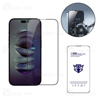 گلس تمام صفحه تمام چسب آیفون Apple iPhone 14 Pro SG Stronger Glass