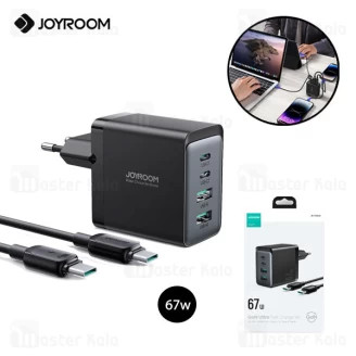 شارژر دیواری جویروم Joyroom JR-TCG02 Gan توان 67 وات همراه با کابل