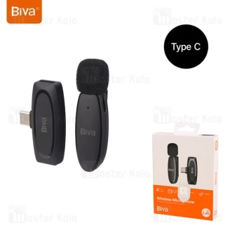 میکروفون بی سیم Type C بیوا Biva WM-01