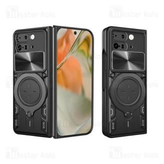 قاب ضد ضربه مگنتی گوگل Google Pixel 9 Pro Fold Magnetic Support Case دارای محافظ دوربین