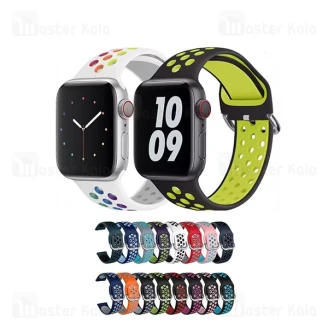 بند سیلیکونی طرح نایکی ساعت‌های هوشمند 20 میلی متری Smart Watch 20mm Nike Silicone Strap