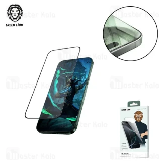 گلس تمام صفحه تمام چسب آیفون گرین لاین Apple iPhone Air Green Lion 9H Steve