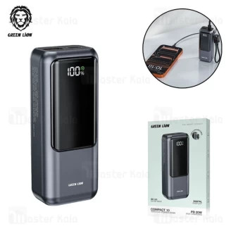 پاوربانک 10000 گرین لاین Green Lion Compact 10 GNCOP10KPBGY توان 22.5 وات