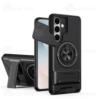 قاب ضد ضربه مگنتی Samsung Galaxy S25 FE Magnetic Multifunctional Case دارای محافظ دوربین