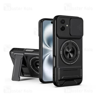 قاب ضد ضربه مگنتی Samsung Galaxy A07 4G Magnetic Multifunctional Case دارای محافظ دوربین
