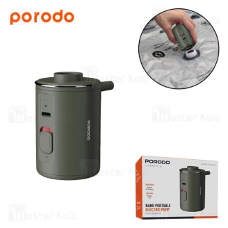 کمپرسور باد چند کاره پرودو Porodo Lifestyle Nano PDLFST040GN
