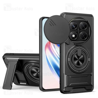 قاب ضد ضربه مگنتی Xiaomi Redmi Note 14 Pro 5G Magnetic Multifunctional Case دارای محافظ دوربین
