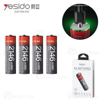 پک 4 تایی باتری قلمی شارژی یسیدو Yesido YP88
