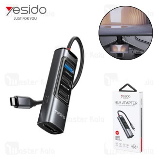 هاب 5 پورت تایپ سی یسیدو Yesido HB23 توان 100 وات
