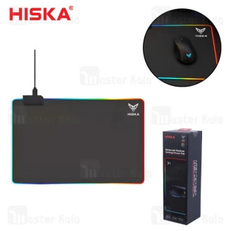 موس پد گیمینگ هیسکا Hiska HR-61 دارای چراغ RGB