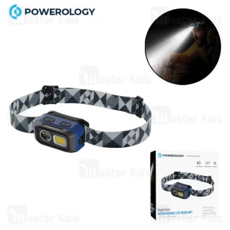 چراغ قوه پیشانی هدلایت پاورولوژی Powerology PWZF6578BK