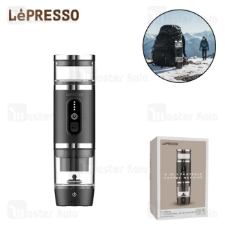 قهوه ساز قابل حمل لپرسو LePresso 4 in 1 Portable Coffee Machine LPCFFM4IN1BK