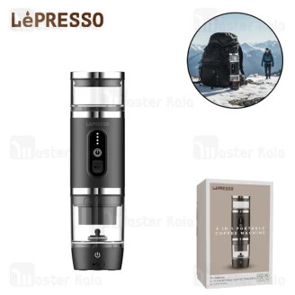 قهوه ساز قابل حمل لپرسو LePresso 4 in 1 Portable Coffee Machine LPCFFM4IN1BK