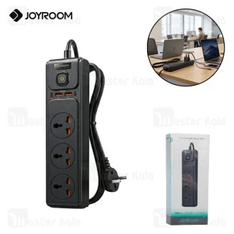 چند راهی برق و شارژر جویروم Joyroom JR-TE1 دارای 4 پورت