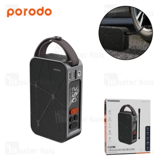 کمپرسور باد پرودو Porodo Flator PDGA03BK همراه با چراغ قوه