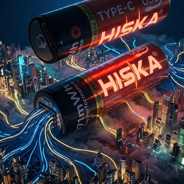 پک 4 تایی باتری نیم قلمی شارژی هیسکا Hiska H16-AAA4