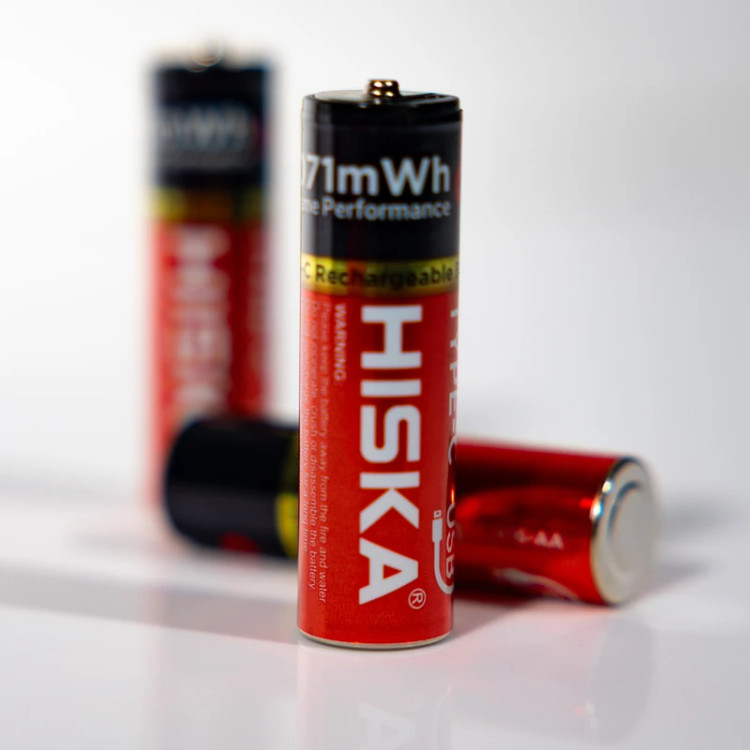 پک 4 تایی باتری قلمی شارژی هیسکا Hiska H16-AA4
