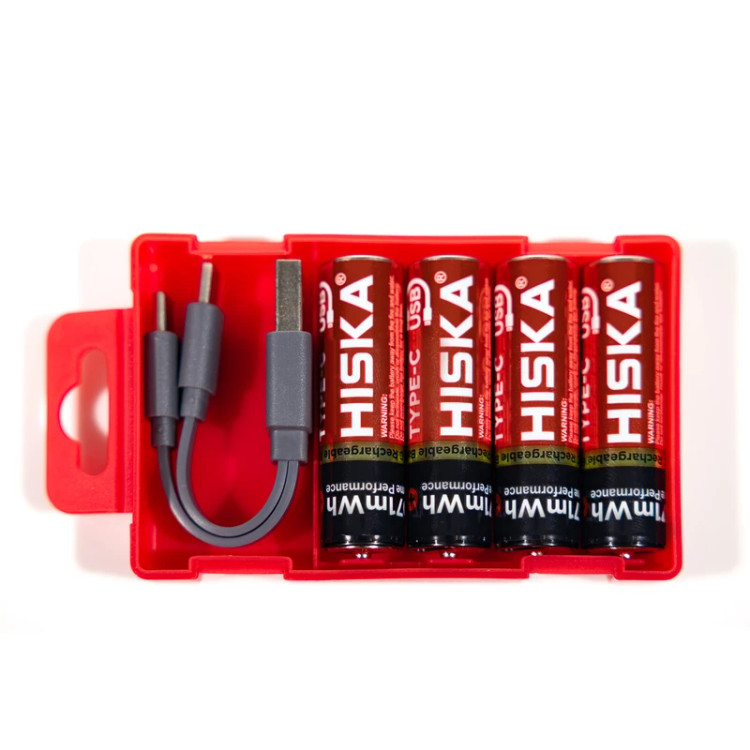 پک 4 تایی باتری قلمی شارژی هیسکا Hiska H16-AA4