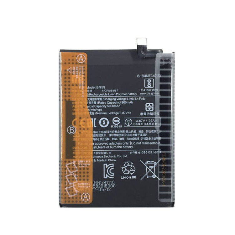 باتری اورجینال گوشی شیائومی Note 10s مدل BN59 گارانتی 6 ماهه