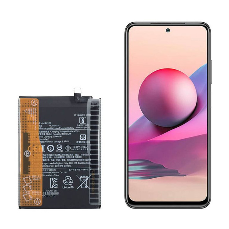 باتری اورجینال گوشی شیائومی Note 10s مدل BN59 گارانتی 6 ماهه