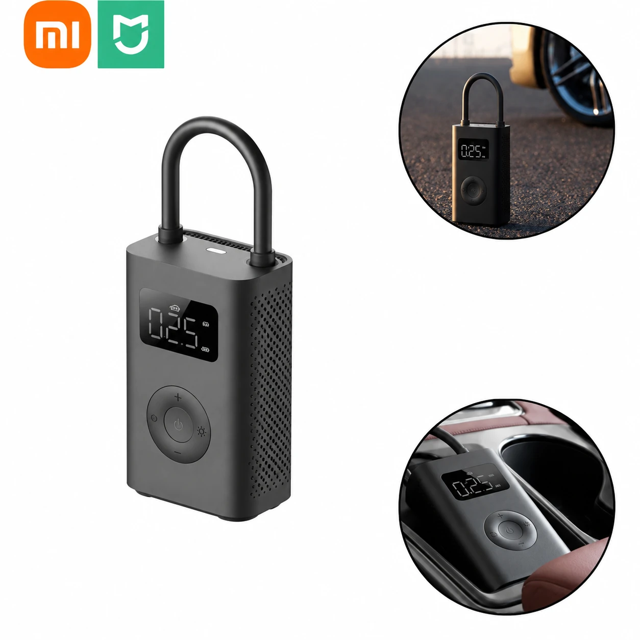 کمپرسور باد شارژی شیائومی Xiaomi Air Pump Compressor 2D MJCQB07QWS