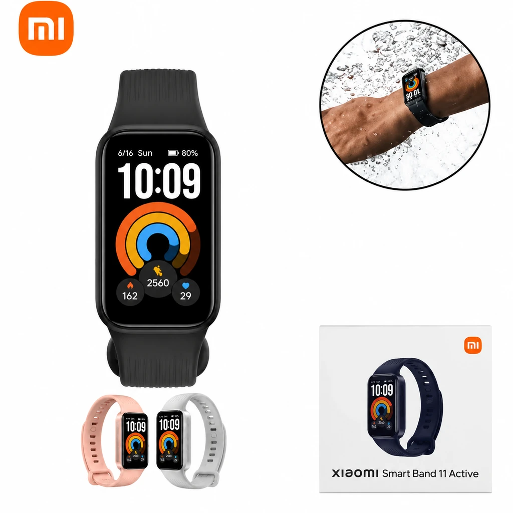 دستبند سلامتی هوشمند شیائومی Xiaomi Mi Band 11 Active M2561B1 نسخه گلوبال