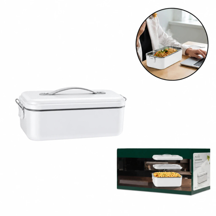 ظرف غذای گرمکن دار گرین لاین Green Lion GLB-20 GNGB20LBXWH ظرفیت 1 لیتر