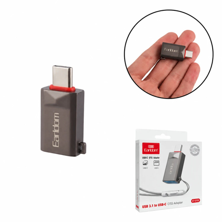 تبدیل OTG تایپ سی به USB3.0 ارلدام Earldom OT88C