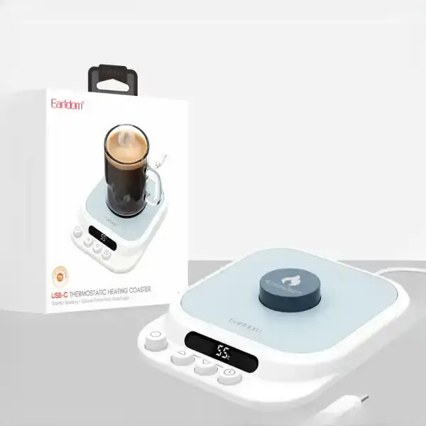 زیرلیوانی حرارتی ارلدام Earldom C05 Thermostatic Heating Coaster