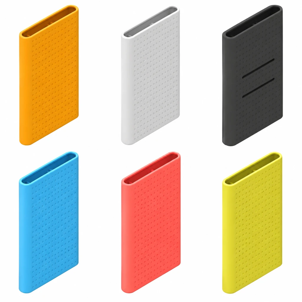 کاور محافظ سیلیکونی پاوربانک 10000 شیائومی Xiaomi Mi Pro PLM01ZM / PLM03ZM Silicon Cover Case