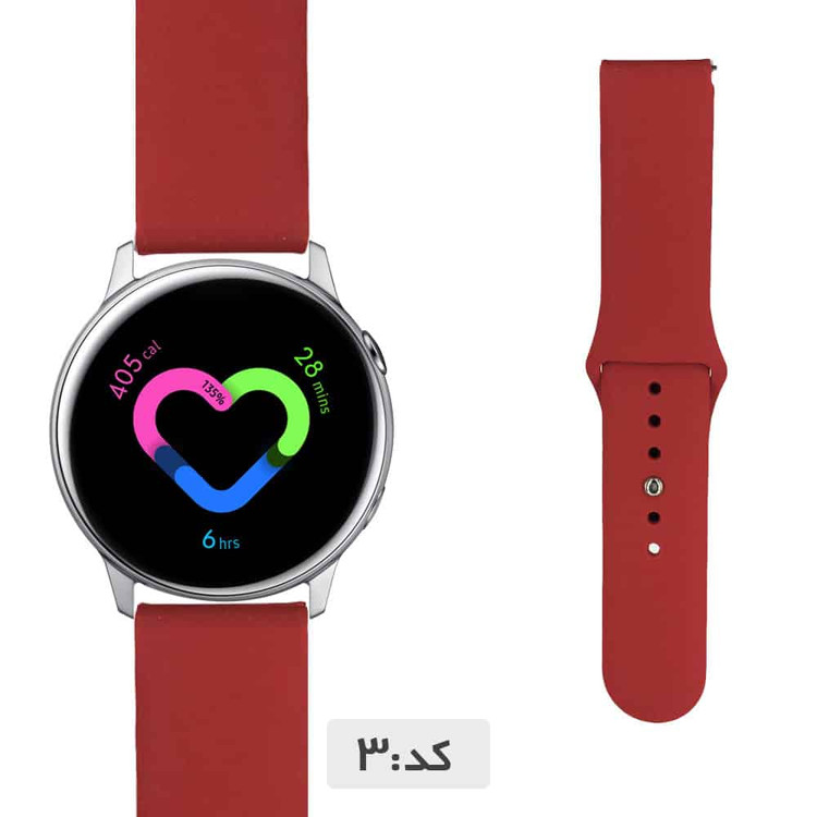 بند سیلیکونی ساعت سامسونگ Galaxy Watch Active