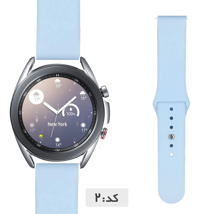 بند سیلیکونی ساعت سامسونگ Galaxy Watch 3 41mm