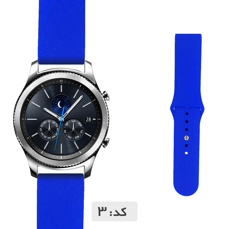 بند سیلیکونی ساعت سامسونگ Gear S3 Classic