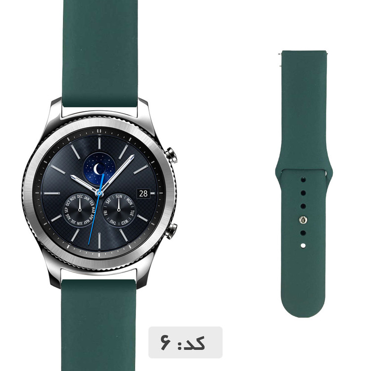 بند سیلیکونی ساعت سامسونگ Gear S3 Classic