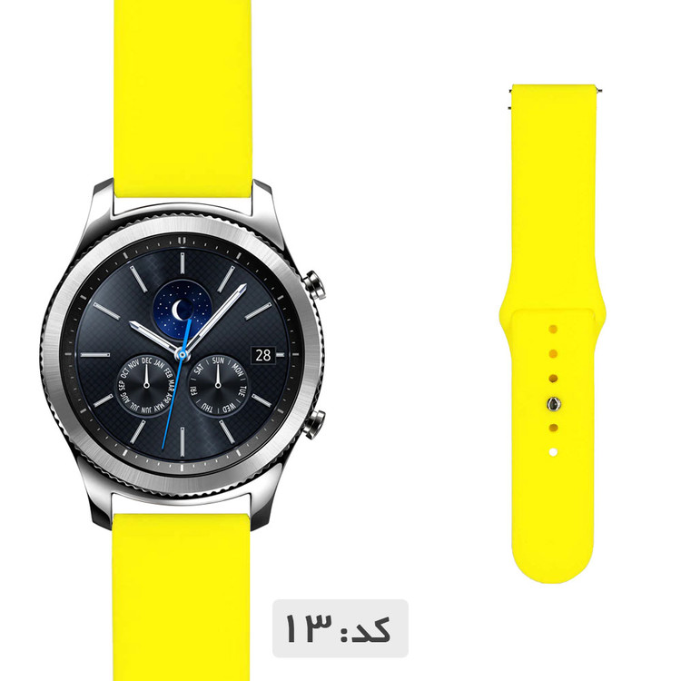 بند سیلیکونی ساعت سامسونگ Gear S3 Classic