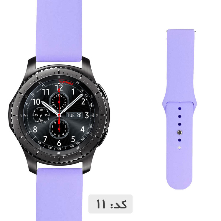 بند سیلیکونی ساعت سامسونگ Gear S3 Frontier