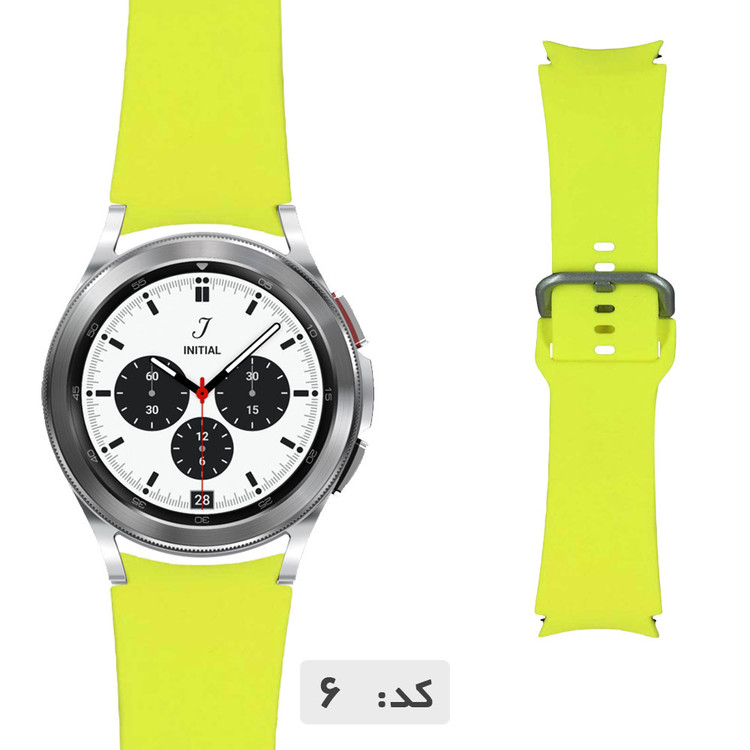 بند سیلیکونی سگکی ساعت سامسونگ Galaxy Watch 4 Classic