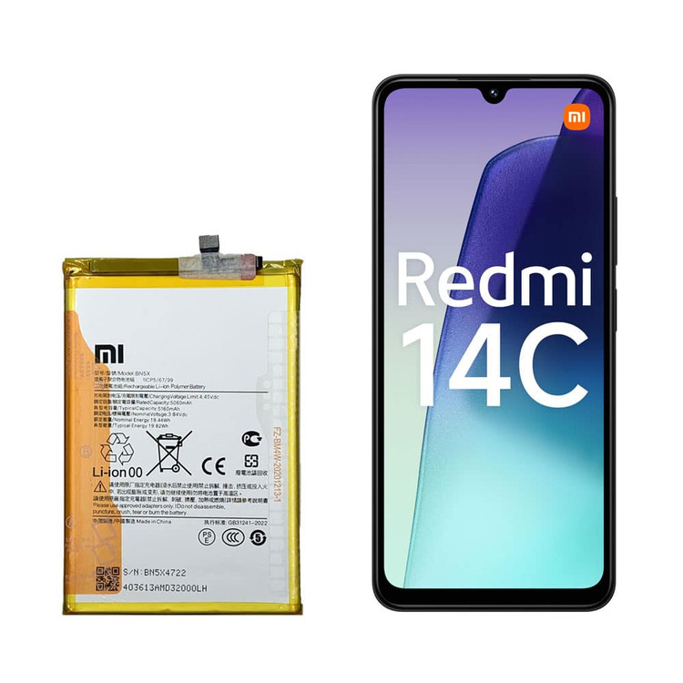 باتری گوشی شیائومی ردمی 14C مدل BN5X