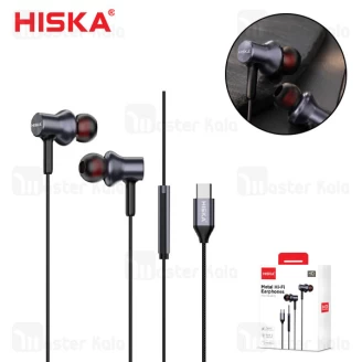 هندزفری سیمی Type C هیسکا Hiska HK-739C